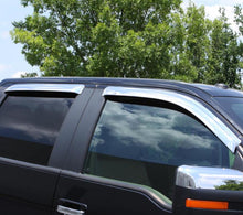 Load image into Gallery viewer, AVS 99-07 Chevy Silverado 1500 Ext. Cab Ventvisor Front &amp; Rear Window Deflectors 4pc - Chrome
