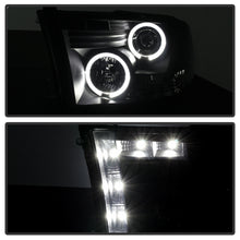 Load image into Gallery viewer, Spyder Dodge Ram 1500 09-14 Projector Headlights Halogen- LED Halo LED - Blk Smke PRO-YD-DR09-HL-BSM