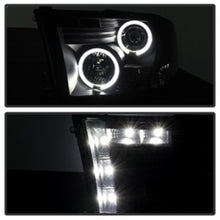 Load image into Gallery viewer, Spyder Dodge Ram 1500 09-14 Projector Headlights Halogen- LED Halo LED - Blk Smke PRO-YD-DR09-HL-BSM